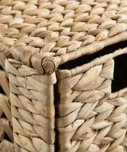 vidaXL Storage Unit with 6 Baskets 47x37x100 cm Water Hyacinth