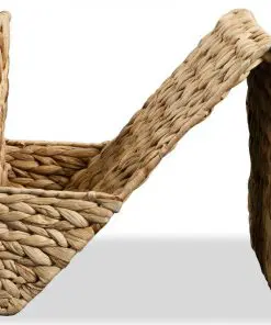 vidaXL Magazine Holder 31x31x31 cm Water Hyacinth