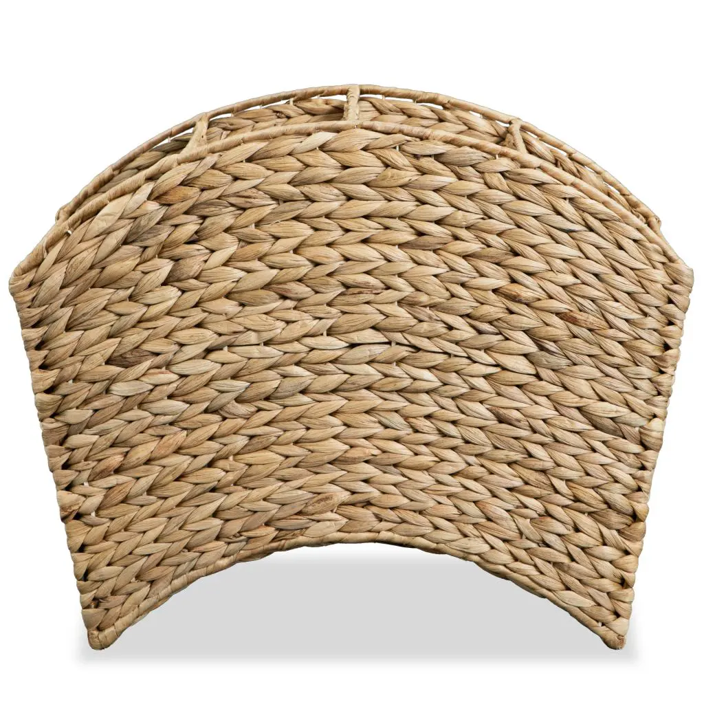 vidaXL Magazine Holder 42x25x33 cm Water Hyacinth