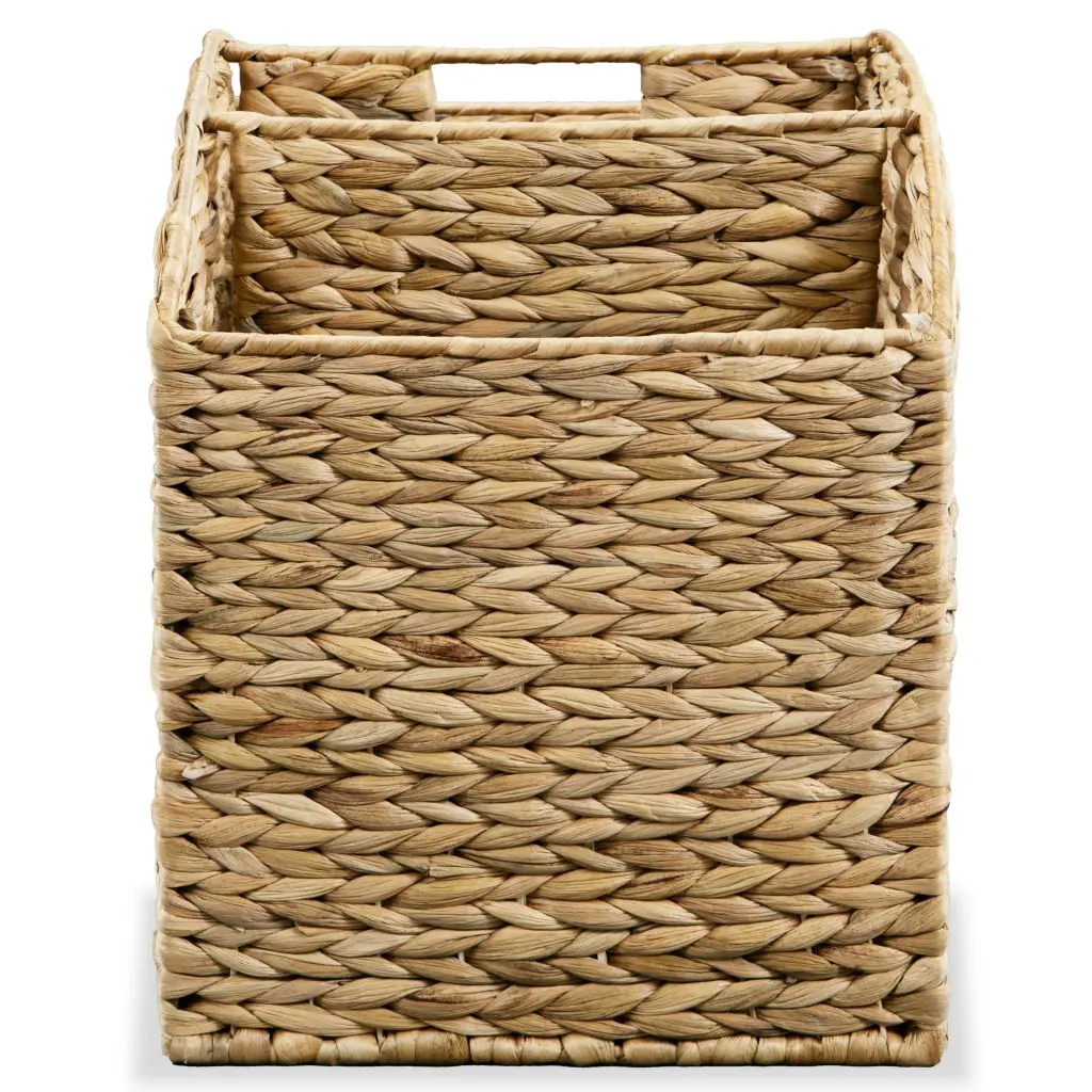 vidaXL Magazine Holder 42x25x33 cm Water Hyacinth