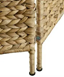 vidaXL 4-Panel Room Divider 154×160 cm Water Hyacinth