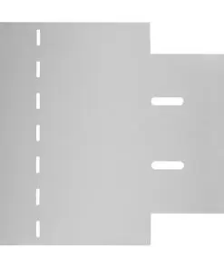 vidaXL Lawn Fence 10 pcs Galvanised Steel 100×20 cm