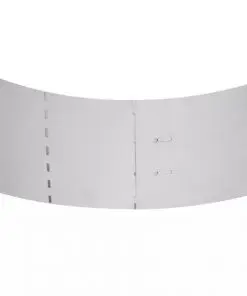 vidaXL Lawn Fence 10 pcs Galvanised Steel 100×20 cm