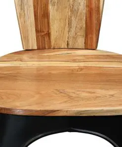 vidaXL Dining Chairs 4 pcs Solid Acacia Wood