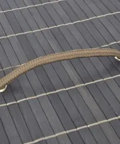 vidaXL Bamboo Laundry Bin Rectangular Dark Brown