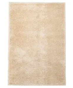 vidaXL Shaggy Area Rug 80×150 cm Beige