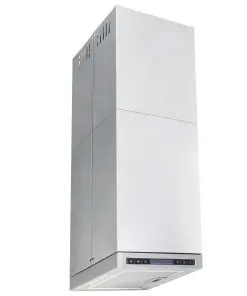 vidaXL Island Range Hood LCD Display Touch Sensor 756 m³/h LED