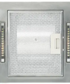 vidaXL Island Range Hood LCD Display Touch Sensor 756 m³/h LED