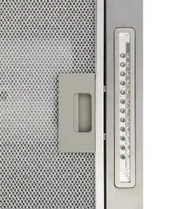 vidaXL Island Range Hood LCD Display Touch Sensor 756 m³/h LED