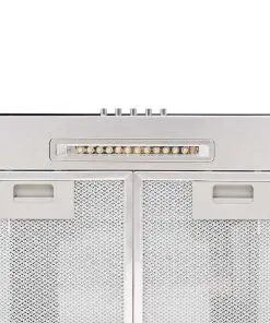 vidaXL Wall Mounted Range Hood 90 cm Stainless Steel 756 m³/h LED