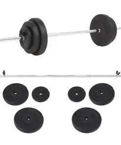 vidaXL Barbell Set 30 kg