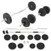 vidaXL Barbell and Dumbbell Set 30 kg vidaXL Barbell and Dumbbell Set 30 kg