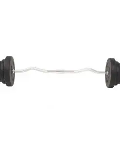 vidaXL Barbell and Dumbbell Set 30 kg