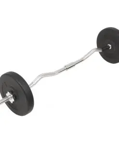 vidaXL Barbell and Dumbbell Set 30 kg