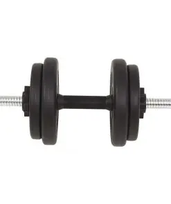 vidaXL Barbell and Dumbbell Set 30 kg