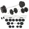 vidaXL Barbell and Dumbbell Set 60 kg vidaXL Barbell and Dumbbell Set 60 kg