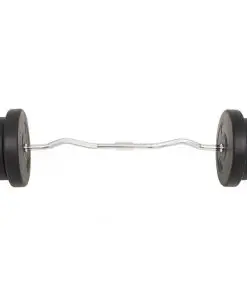 vidaXL Barbell and Dumbbell Set 60 kg