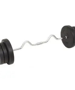 vidaXL Barbell and Dumbbell Set 60 kg