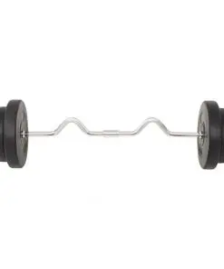 vidaXL Barbell and Dumbbell Set 60 kg