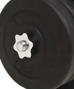 vidaXL Barbell and Dumbbell Set 60 kg