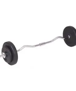 vidaXL Barbell and Dumbbell Set 90 kg