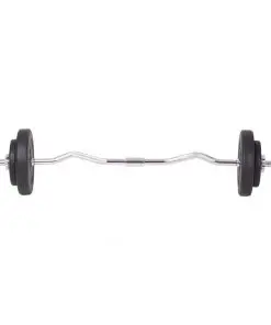 vidaXL Barbell and Dumbbell Set 90 kg