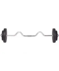 vidaXL Barbell and Dumbbell Set 90 kg