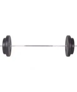 vidaXL Barbell and Dumbbell Set 90 kg