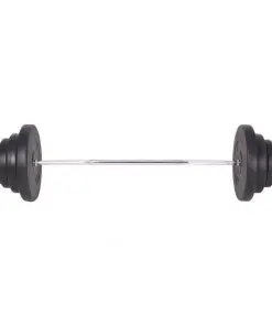 vidaXL Barbell and Dumbbell Set 120 kg