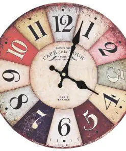 vidaXL Vintage Wall Clock Colourful 30 cm
