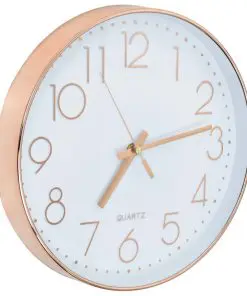 vidaXL Wall Clock 30 cm Rose Gold