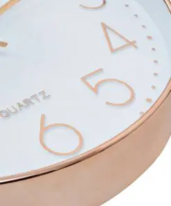 vidaXL Wall Clock 30 cm Rose Gold