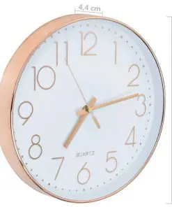 vidaXL Wall Clock 30 cm Rose Gold