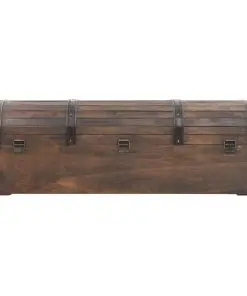 vidaXL Storage Chest Solid Wood Vintage Style 120x30x40 cm