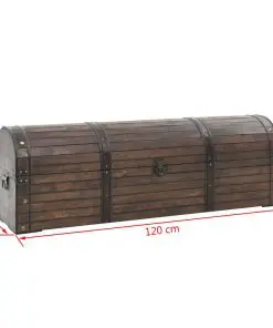 vidaXL Storage Chest Solid Wood Vintage Style 120x30x40 cm