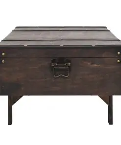 vidaXL Coffee Table Solid Wood Vintage Style 120x55x35 cm