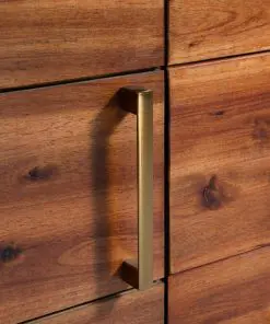 vidaXL Sideboard Solid Acacia Wood 115x35x70 cm