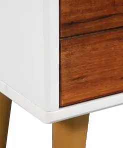 vidaXL TV Cabinet Solid Acacia Wood 120x35x45 cm