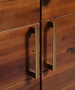 vidaXL Sideboard Solid Acacia Wood 90×33.5×83 cm