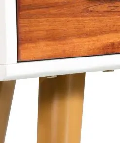 vidaXL Sideboard Solid Acacia Wood 90×33.5×83 cm