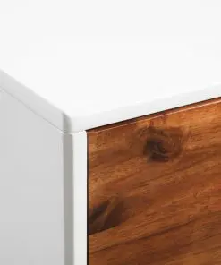 vidaXL Sideboard Solid Acacia Wood 90×33.5×83 cm