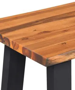 vidaXL Bench Solid Acacia Wood 145 cm