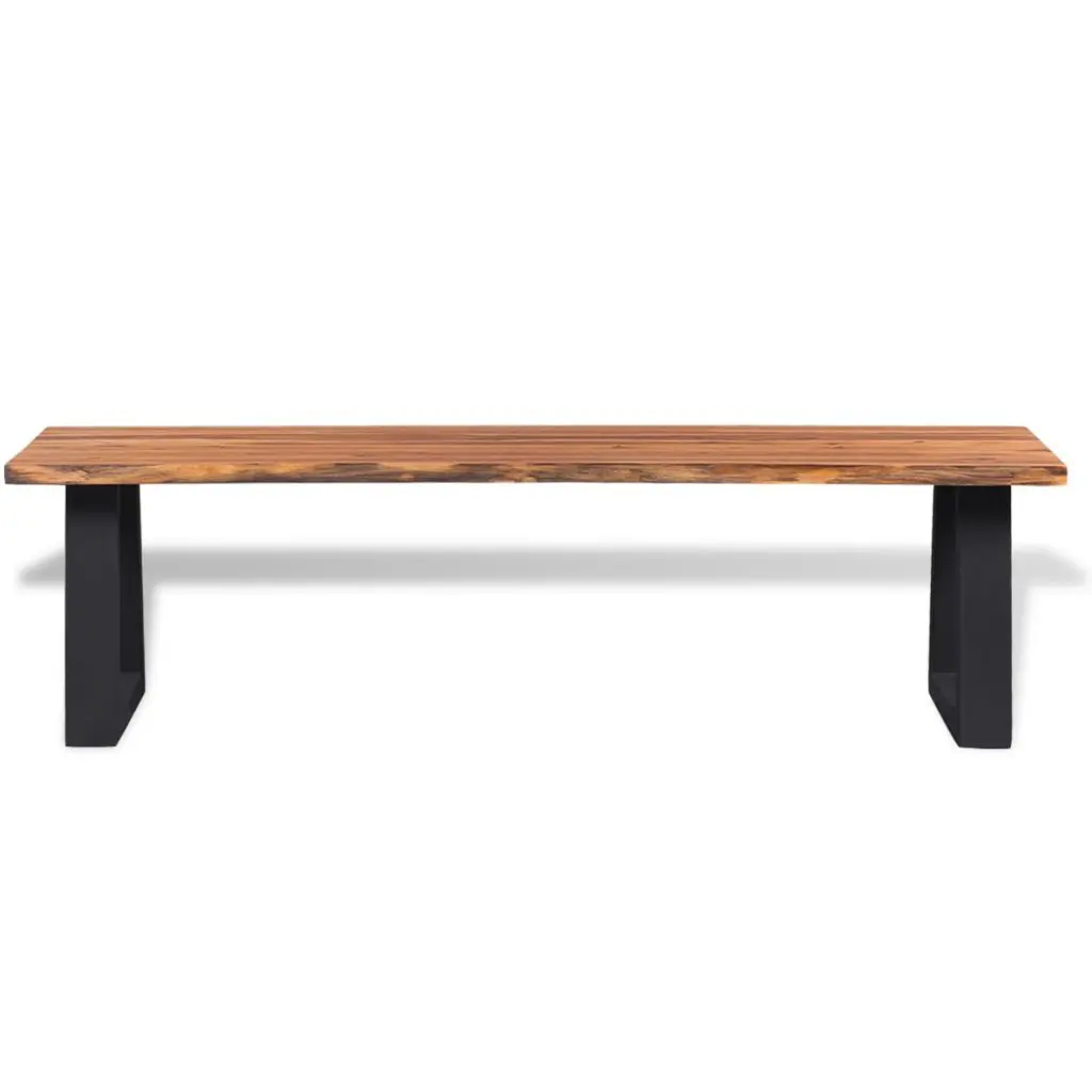vidaXL Bench Solid Acacia Wood 160 cm