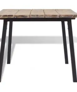 vidaXL Dining Table Solid Acacia Wood 170x90x75 cm