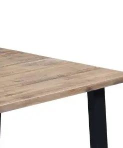 vidaXL Dining Table Solid Acacia Wood 170x90x75 cm