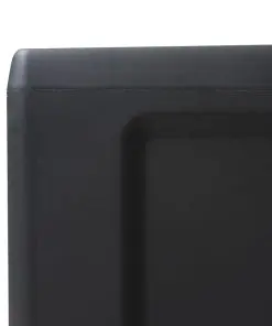 vidaXL Garden Storage Cabinet with 1 Shelf Black and Grey