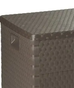 vidaXL Garden Storage Box Brown 120x56x63 cm