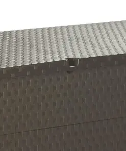 vidaXL Garden Storage Box Brown 120x56x63 cm