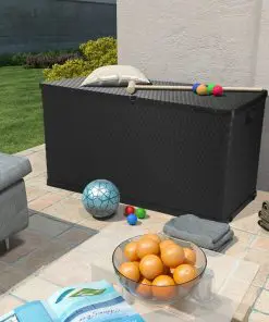vidaXL Garden Storage Box Anthracite 120x56x63 cm