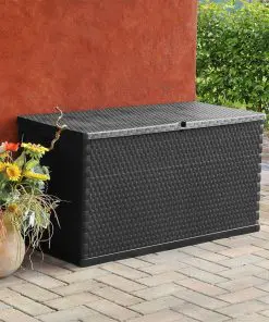 vidaXL Garden Storage Box Anthracite 120x56x63 cm